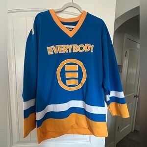 Logic Everybody Blue and Yellow Hockey Jersey Size L